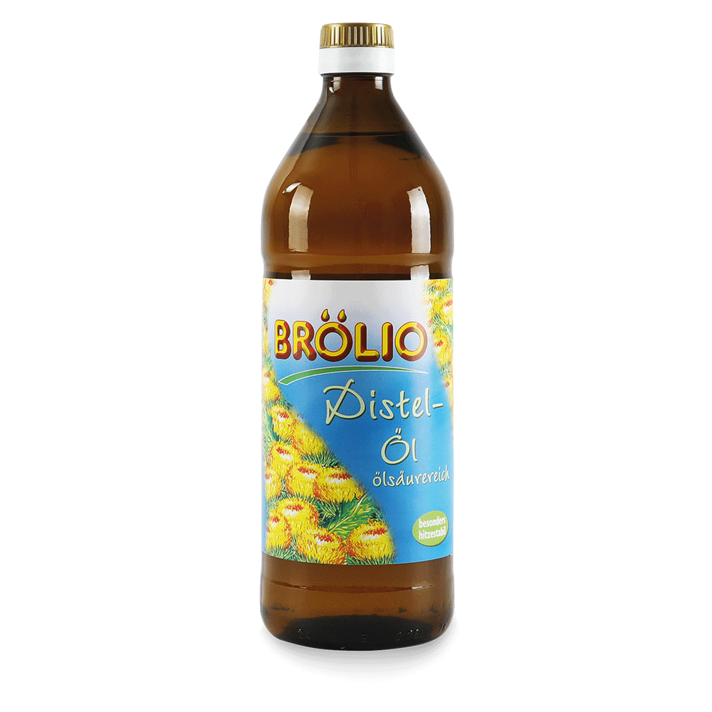 Brölio - Distelöl, 0,75 Liter Glasflasche