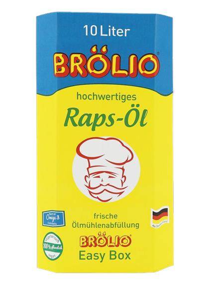 Brölio - Rapsöl, 10 Liter Bag-in-Box Brölio - Rapsöl, 10 Liter Bag-in-Box