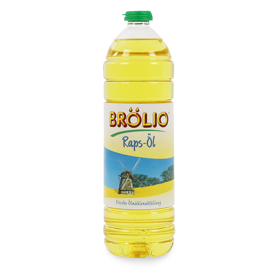 Brölio - Rapsöl, 1 Liter PET-Flasche