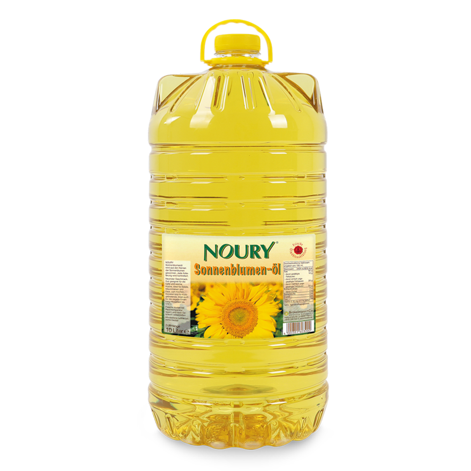 Noury - Sonnenblumenöl, 10 Liter PET-Flasche