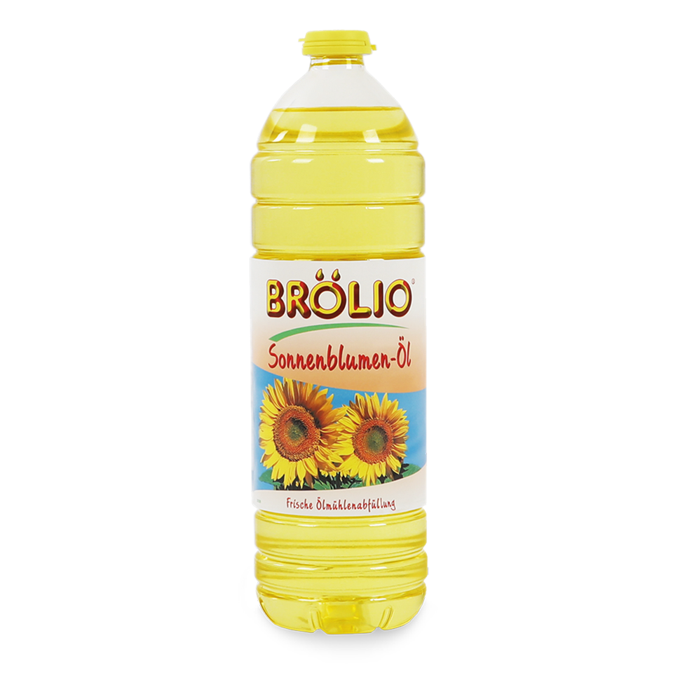 Brölio - Sonnenblumenöl, 1 Liter PET-Flasche