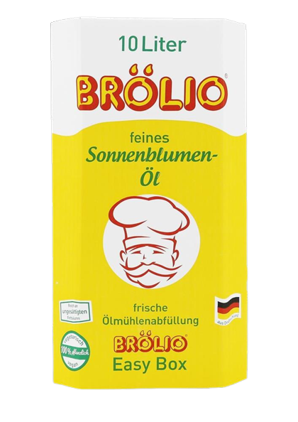 Brölio - Sonnenblumenöl, 10 Liter Bag-in-Box