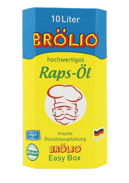 Brölio - Rapsöl, 10 Liter Bag-in-Box